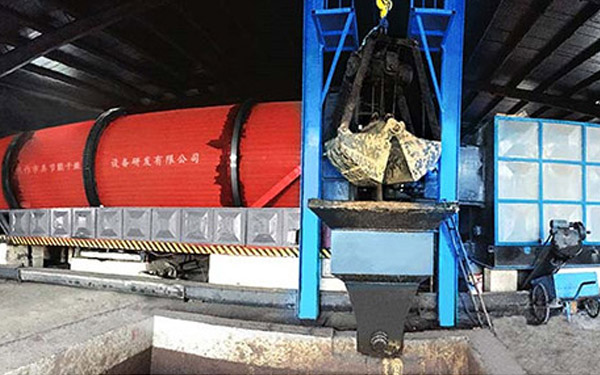 藥渣烘干機(jī)生產(chǎn)現(xiàn)場