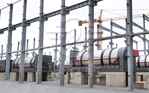 薯渣烘干機(jī)生產(chǎn)線安裝現(xiàn)場 薯渣烘干機(jī)生產(chǎn)線安裝現(xiàn)場