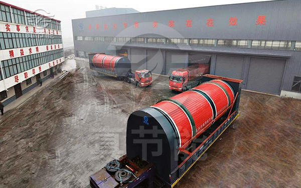 豆渣烘干機(jī)運(yùn)輸現(xiàn)場